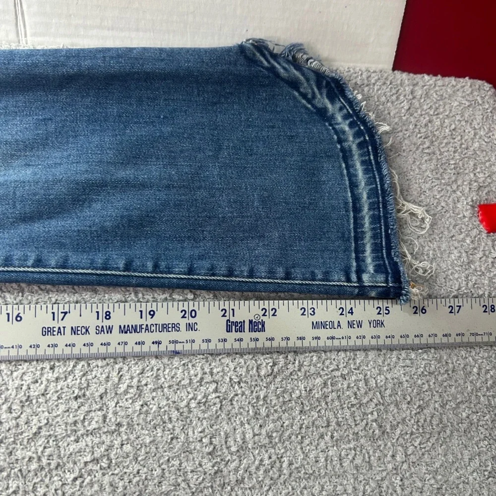 Veronica Beard Carolyn Baby Boot Jeans High Rise Blue 26 Boho Western Modern